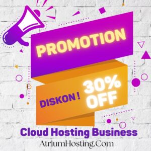 Promo 30%  Cloud Hosting Business s.d 30 April 2023